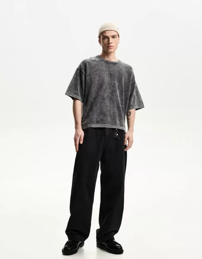 Tricou rupt cu maneca scurta Tricou rupt cu maneca scurta