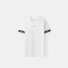 Tricou slim-fit cu maneca scurta, cu detaliu dungi