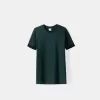 Tricou slim-fit cu maneca scurta, cu detaliu dungi