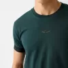 Tricou slim-fit cu maneca scurta, cu detaliu dungi