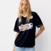 Tricou sportiv Captain Tsubasa cu maneca scurta