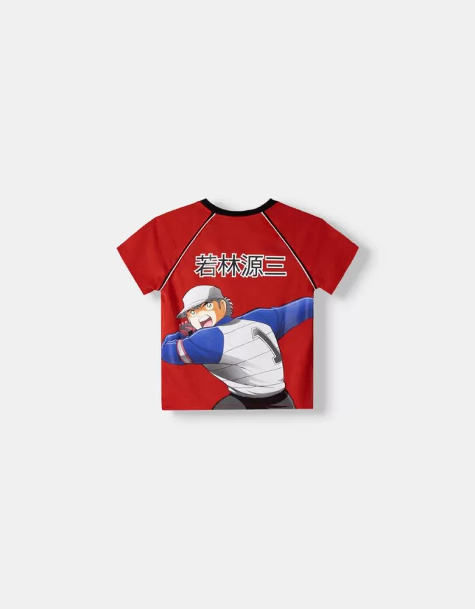Tricou sportiv Captain Tsubasa cu maneca scurta