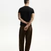 Tricou suflat cu mânecă scurtă brodat Tricou suflat cu mânecă scurtă brodat