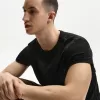 Tricou suflat cu mânecă scurtă brodat Tricou suflat cu mânecă scurtă brodat