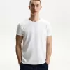 Tricou suflat cu mânecă scurtă brodat Tricou suflat cu mânecă scurtă brodat