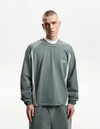 Tricou tehnic retro sport cu mânecă lungă