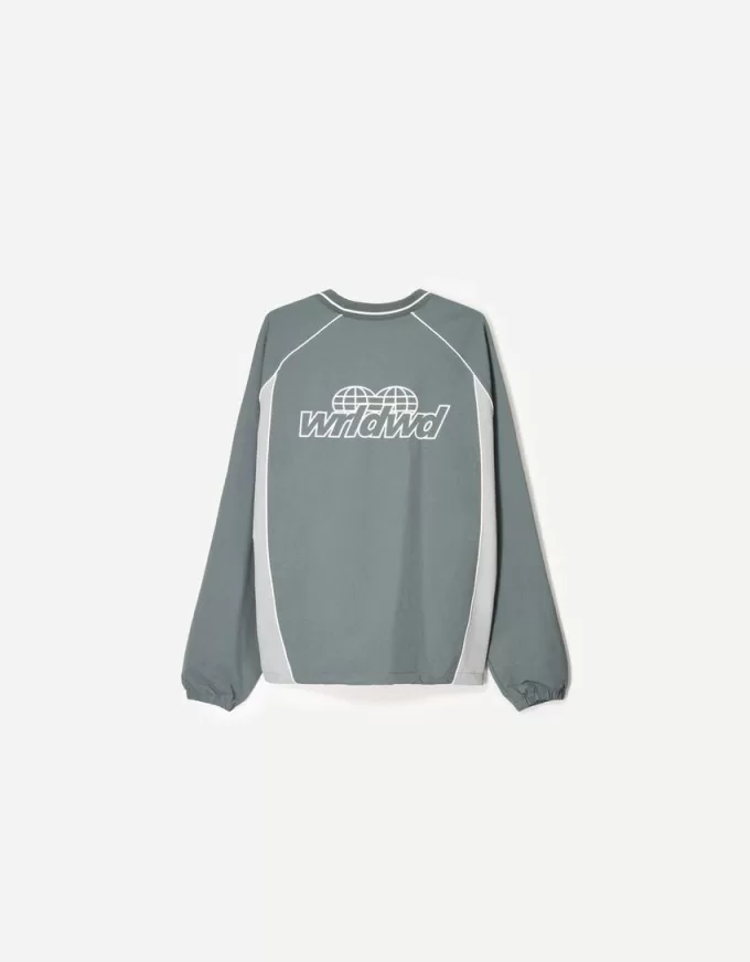 Tricou tehnic retro sport cu mânecă lungă