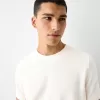 Tricou texturat cu maneca scurta