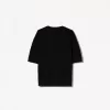 Tricou texturat cu maneca scurta