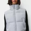 Vestă pufă decupată Vestă pufă decupată