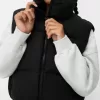 Vestă pufă decupată Vestă pufă decupată