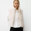 Vestă reversibilă din faux shearling Vestă reversibilă din faux shearling